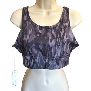 Max Studio Performance Women's Intrinsic Sports Bra Reversible Size M Aztec